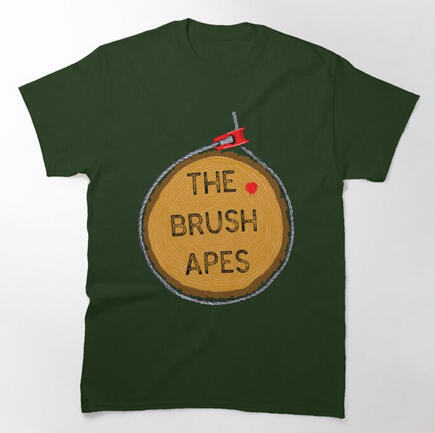The Brush Apes Choker Logo T-Shirt
