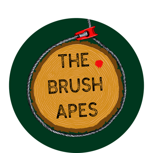 The Brush Apes Choker Logo Sticker